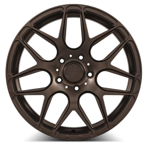 MRR FS1 Gloss Bronze 19x8.5 +20 5x120mm 72.6mm - Wheelwiz