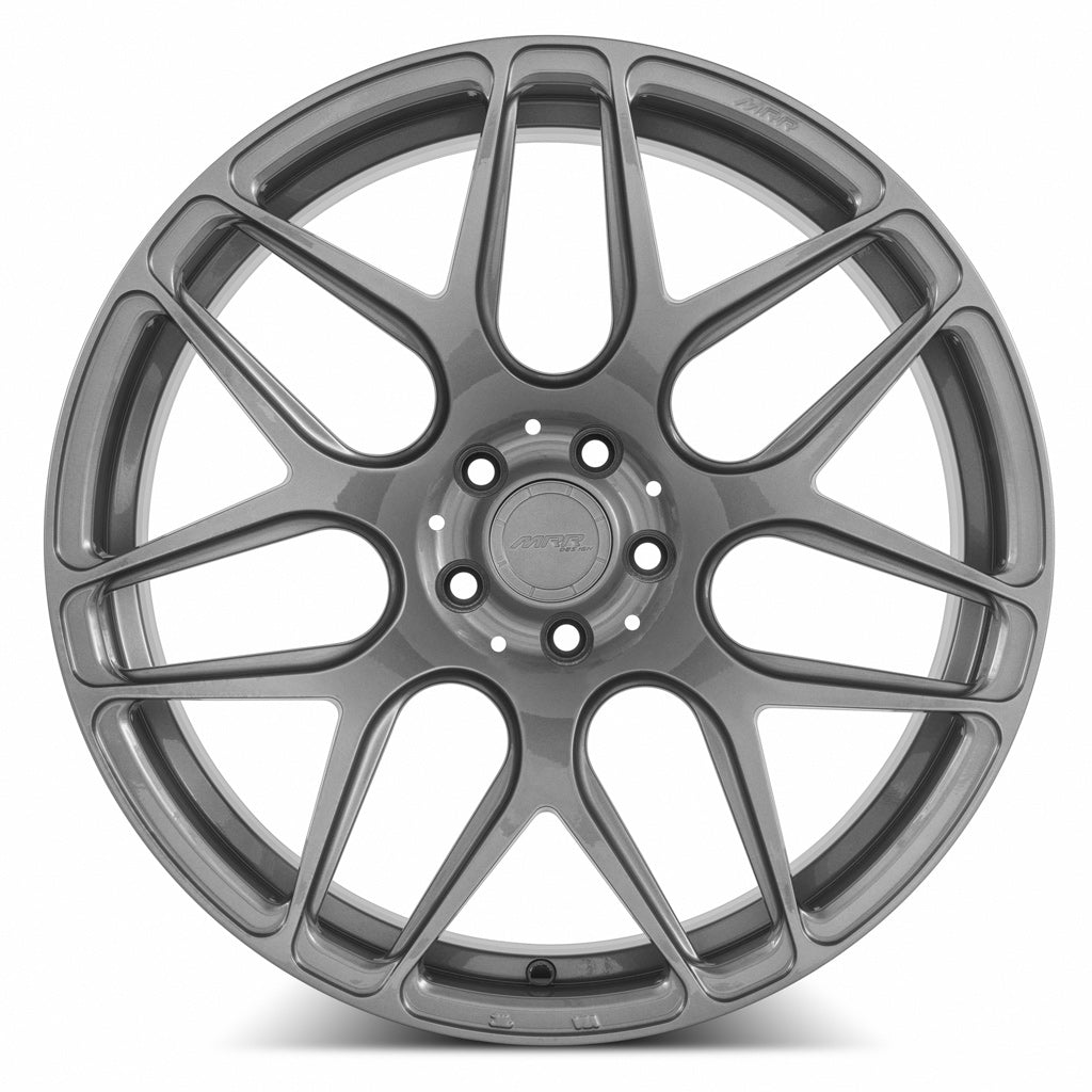 MRR FS1 Gloss Gun Metal 20x10 +12 5x100|5x130mm 66.6mm