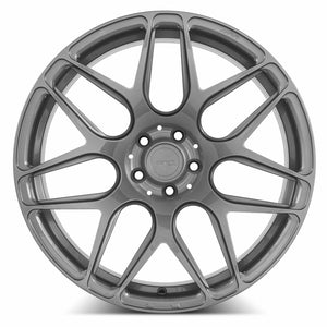 MRR FS1 Gloss Gun Metal 20x10 +25 5x112mm 66.6mm - Wheelwiz
