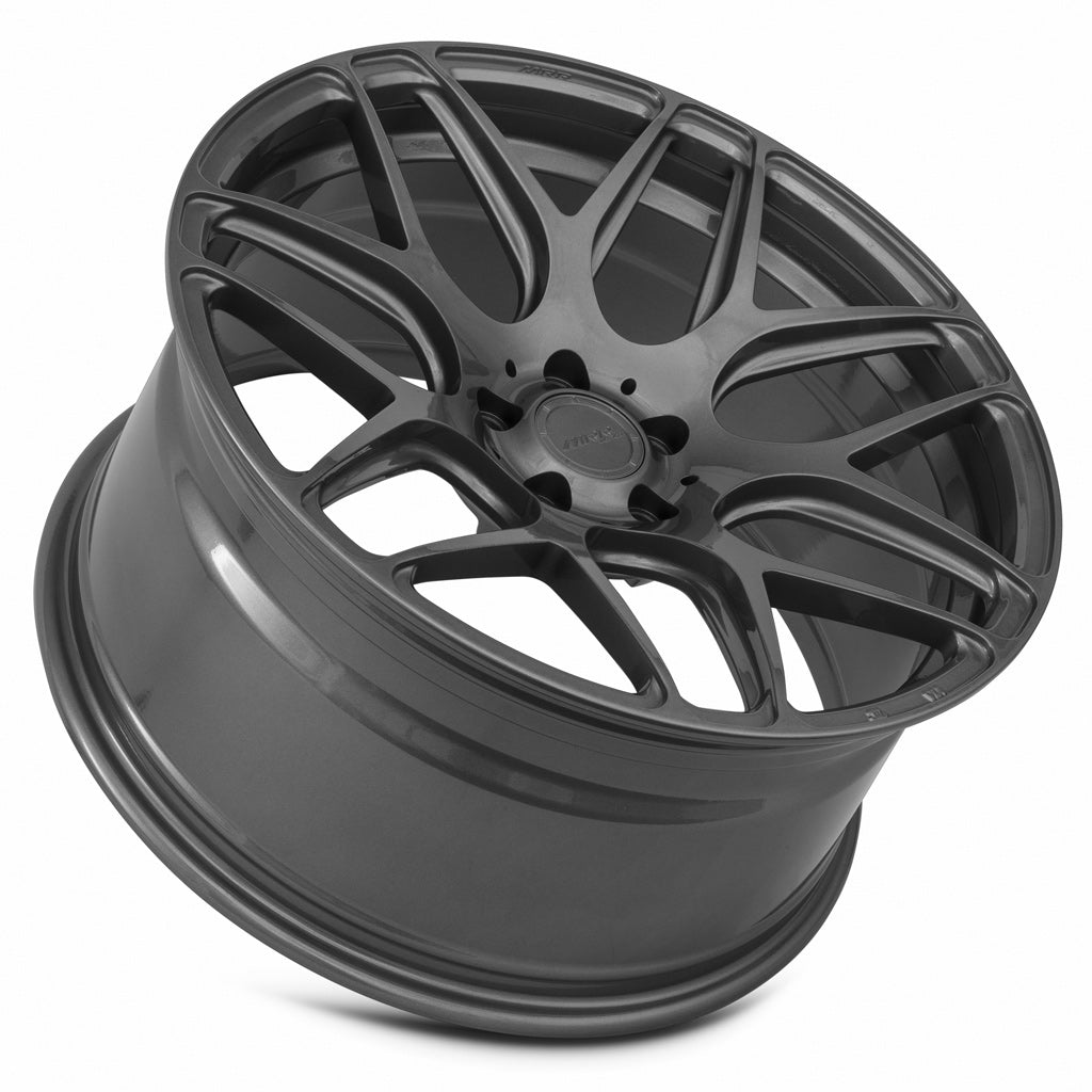MRR FS1 Gloss Gun Metal 20x10 +23 5x120mm 67.1mm - Wheelwiz