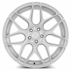 MRR FS1 Brushed Clear 20x12 +25 5x112mm 66.6mm - Wheelwiz
