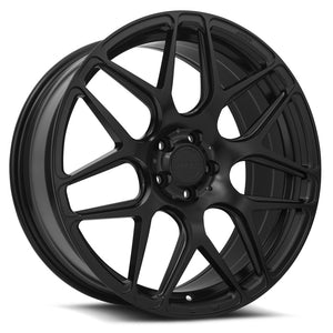 MRR FS1 Matte Black 20x8.5 +35 5x108mm 73.1mm - Wheelwiz