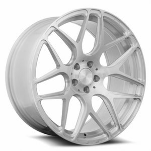 MRR FS1 Brushed Clear 20x9.5 +35 5x120mm 72.6mm - WheelWiz