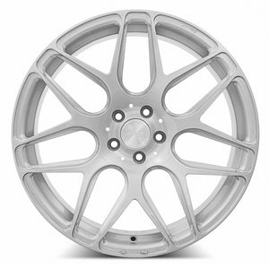 MRR FS1 Brushed Clear 20x9.5 +35 5x120mm 72.6mm - WheelWiz