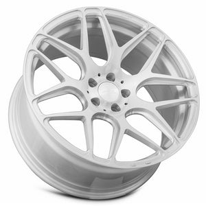 MRR FS1 Brushed Clear 20x9.5 +25 5x112mm 66.6mm - WheelWiz