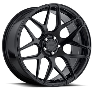 MRR FS1 Gloss Black 21x9 +12 Custommm 66.6mm - Wheelwiz