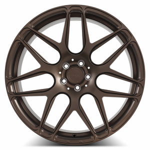 MRR FS1 Gloss Bronze 21x10.5 +25 5x112mm 66.6mm - Wheelwiz