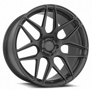 MRR FS1 Matte Gun Metal 21x10.5 +35 5x112mm 66.6mm - Wheelwiz