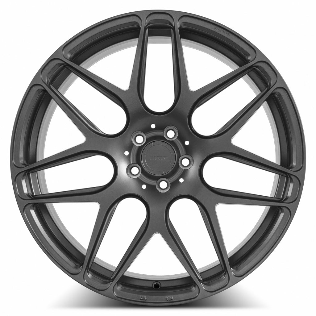 MRR FS1 Matte Gun Metal 21x10.5 +35 5x114.3mm 73.1mm - Wheelwiz