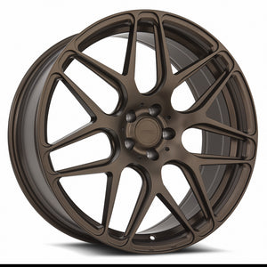 MRR FS1 Gloss Bronze 21x9 +20 5x120mm 72.6mm - Wheelwiz