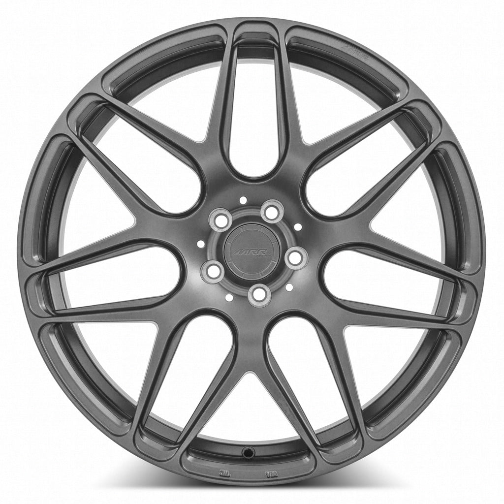 MRR FS1 Matte Gun Metal 21x9 +12 5x100|5x130mm 66.6mm