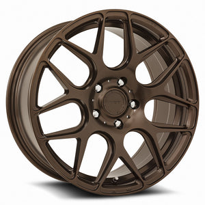 MRR FS1 Gloss Bronze 20x8.5 +25 5x112mm 66.6mm - Wheelwiz