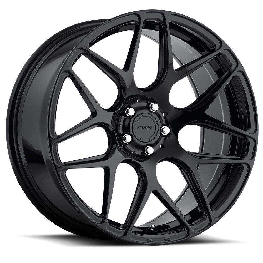 MRR FS1 Gloss Black 18x10.5 +35 5x112mm 66.6mm - Wheelwiz