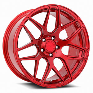 MRR FS1 Candy Red 20x9.5 +35 5x120mm 72.6mm - WheelWiz