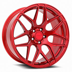 MRR FS1 Candy Red 18x9.5 +20 5x120mm 72.6mm - Wheelwiz