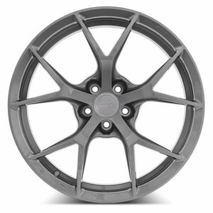 MRR FS6 Gloss Gun Metal 19x10 +35 5x120mm 72.6mm - Wheelwiz