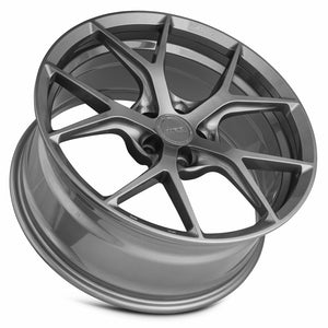 MRR FS6 Gloss Gun Metal 19x8.5 0 Custommm 66.6mm - Wheelwiz