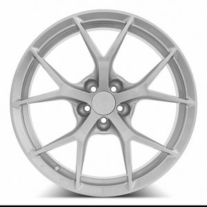 MRR FS6 Liquid Silver 20x9.5 +20 5x114.3mm 73.1mm - WheelWiz