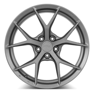 MRR FS6 Matte Gun Metal 19x9.5 +25 5x112mm 66.6mm - Wheelwiz