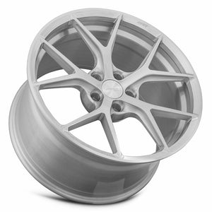 MRR FS6 Brushed Clear fit Corvette C8 20x11 +48 5x120mm 66.9mm