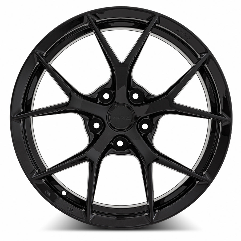 MRR FS6 Gloss Black 20x11 +35 5x114.3mm 73.1mm - Wheelwiz