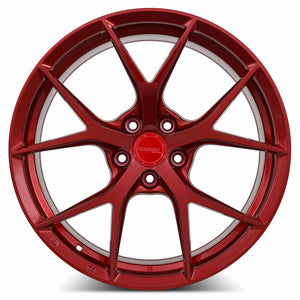 MRR FS6 Candy Red 20x11 +35 5x112mm 66.6mm - Wheelwiz