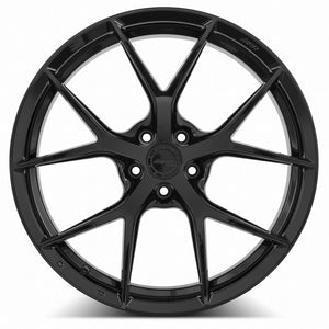 MRR FS6 Gloss Black 21x9 +12 5x100|5x120.7mm 66.6mm