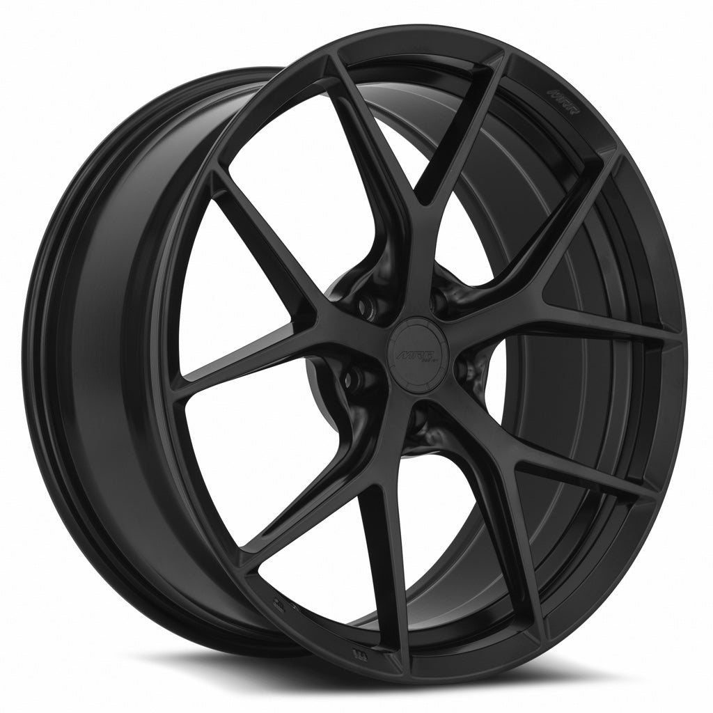 MRR FS6 Matte Black 19x11 +20 5x120mm 72.6mm - Wheelwiz
