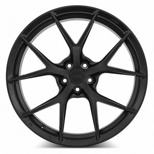 MRR FS6 Matte Black 21x9 +12 Custommm 66.6mm - Wheelwiz