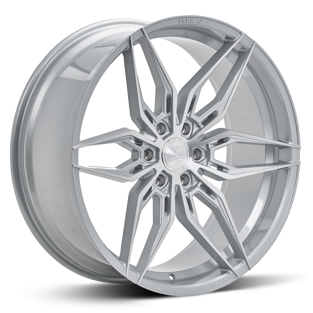 Ferrada Wheels FT5 Machine Silver 22x9.5 +25 6x135mm 87.1mm