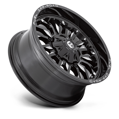 Fuel Offroad D795 ARC Gloss Black Milled 20x10 -18 8x180mm 124.2mm - Wheelwiz
