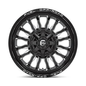 Fuel Offroad D795 ARC Gloss Black Milled 20x9 +1 6x135|6x139.7mm 106.1mm - Wheelwiz