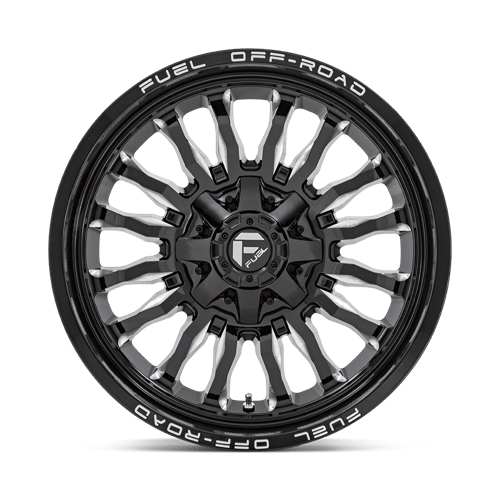 Fuel Offroad D795 ARC Gloss Black Milled 22x12 -44 8x180mm 124.2mm - Wheelwiz