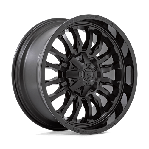 Fuel Offroad D796 ARC Matte Black W/ Gloss Black Lip 20x9 +1 8x170mm 125.1mm - Wheelwiz