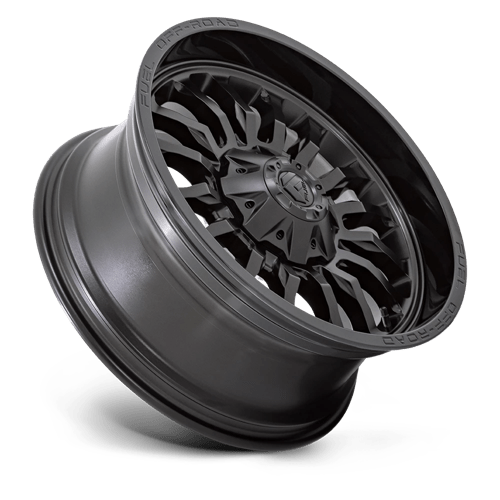 Fuel Offroad D796 ARC Matte Black W/ Gloss Black Lip 20x9 +1 8x170mm 125.1mm - Wheelwiz