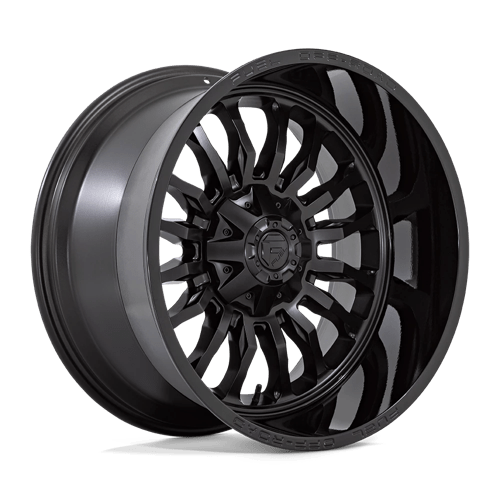 Fuel Offroad D796 ARC Matte Black W/ Gloss Black Lip 22x12 -44 6x135|6x139.7mm 106.1mm - Wheelwiz