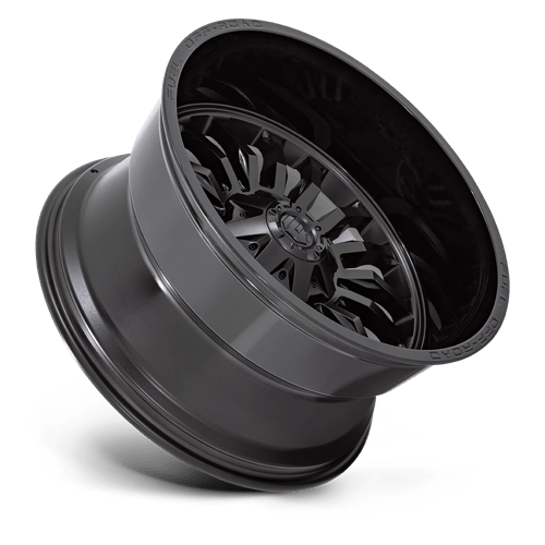 Fuel Offroad D796 ARC Matte Black W/ Gloss Black Lip 22x12 -44 6x135|6x139.7mm 106.1mm - Wheelwiz