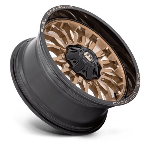 Fuel Offroad D797 ARC Platinum Bronze W/ Black Lip 22x12 -44 6x135|6x139.7mm 106.1mm - Wheelwiz