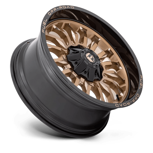Fuel Offroad D797 ARC Platinum Bronze W/ Black Lip 20x9 +1 8x180mm 124.2mm - Wheelwiz