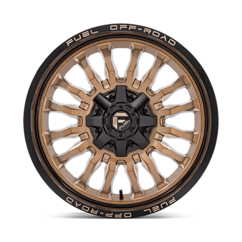 Fuel Offroad D797 ARC Platinum Bronze W/ Black Lip 20x9 +1 8x165.1mm 125.1mm - Wheelwiz