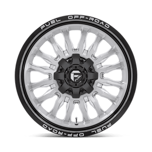 Fuel Offroad D798 ARC Silver Brush Face W/ Blk Lip 22x12 -44 8x170mm 125.1mm - Wheelwiz