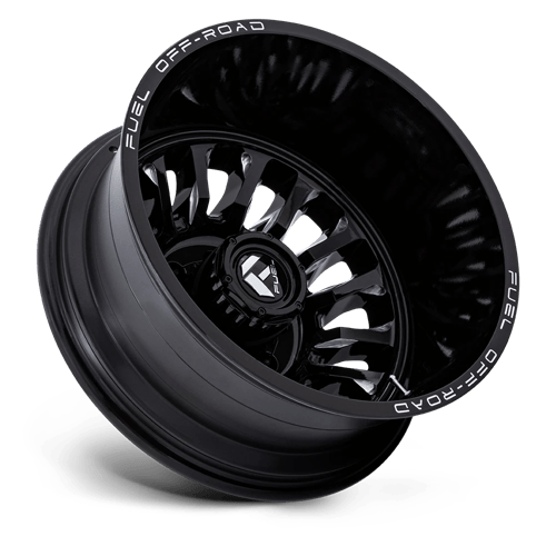 Fuel Offroad D868 ARC DUALLY Gloss Black Milled 20x8.25 -201 8x170mm 125.1mm - Wheelwiz