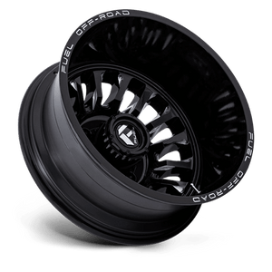 Fuel Offroad D868 ARC DUALLY Gloss Black Milled 20x8.25 -201 8x200mm 142mm - Wheelwiz