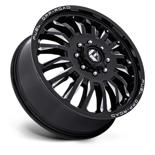 Fuel Offroad D868 ARC DUALLY Gloss Black Milled 20x8.25 +104 8x170mm 125.1mm - Wheelwiz