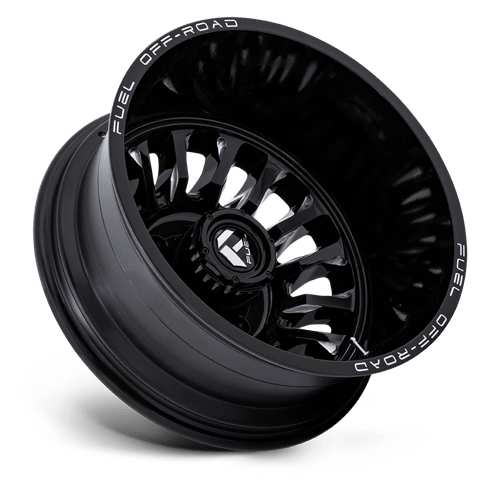 Fuel Offroad D868 ARC DUALLY Gloss Black Milled 22x8.25 -201 8x170mm 125.1mm - Wheelwiz