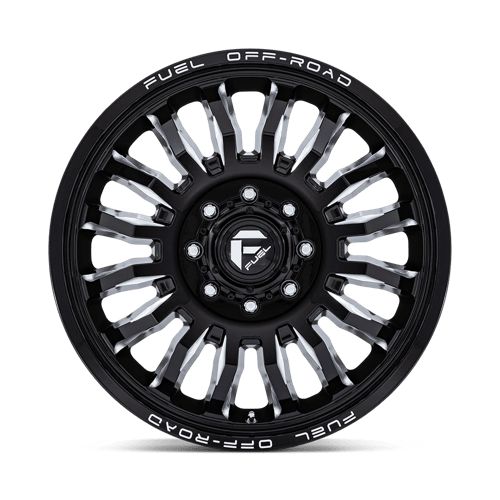 Fuel Offroad D868 ARC DUALLY Gloss Black Milled 20x8.25 +104 8x170mm 125.1mm