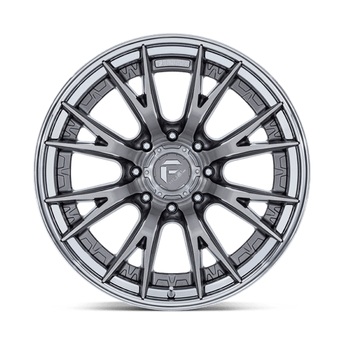 Fuel Offroad FC402 CATALYST Platinum W/ Chrome Lip 20x10 -18 8x180mm 124.2mm - Wheelwiz