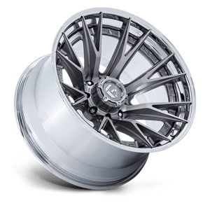 Fuel Offroad FC402 CATALYST Platinum W/ Chrome Lip 22x12 -44 8x170mm 125.1mm - Wheelwiz