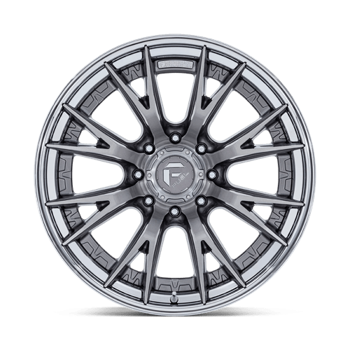 Fuel Offroad FC402 CATALYST Platinum W/ Chrome Lip 22x12 -44 8x165.1mm 125.1mm