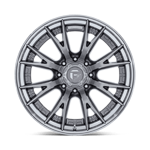 Fuel Offroad FC402 CATALYST Platinum W/ Chrome Lip 22x10 -18 8x180mm 124.2mm - Wheelwiz